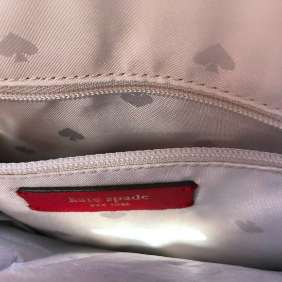 NWT New Kate Spade Large Red Pocket Tote Bag - Picture 6 of 8
